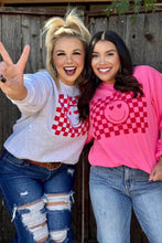 Load image into Gallery viewer, [Heart Eyes] Hot Pink Checker w/ Puff Ink
