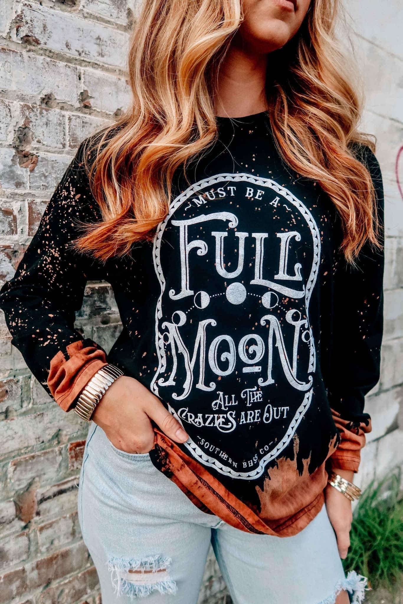 [Full Moon] Long Sleeve Tee Shirt