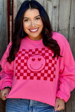 Load image into Gallery viewer, [Heart Eyes] Hot Pink Checker w/ Puff Ink
