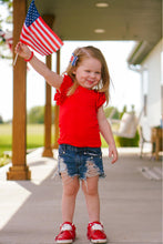 Load image into Gallery viewer, [Solid Red] Ruffle Tank
