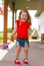 Load image into Gallery viewer, [Solid Red] Ruffle Tank
