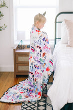 Load image into Gallery viewer, [Rainbow Swiftie Collage] T. Swift Eras Blanket
