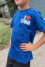 Load image into Gallery viewer, [I LOVE USA] Youth Star Tee Shirt
