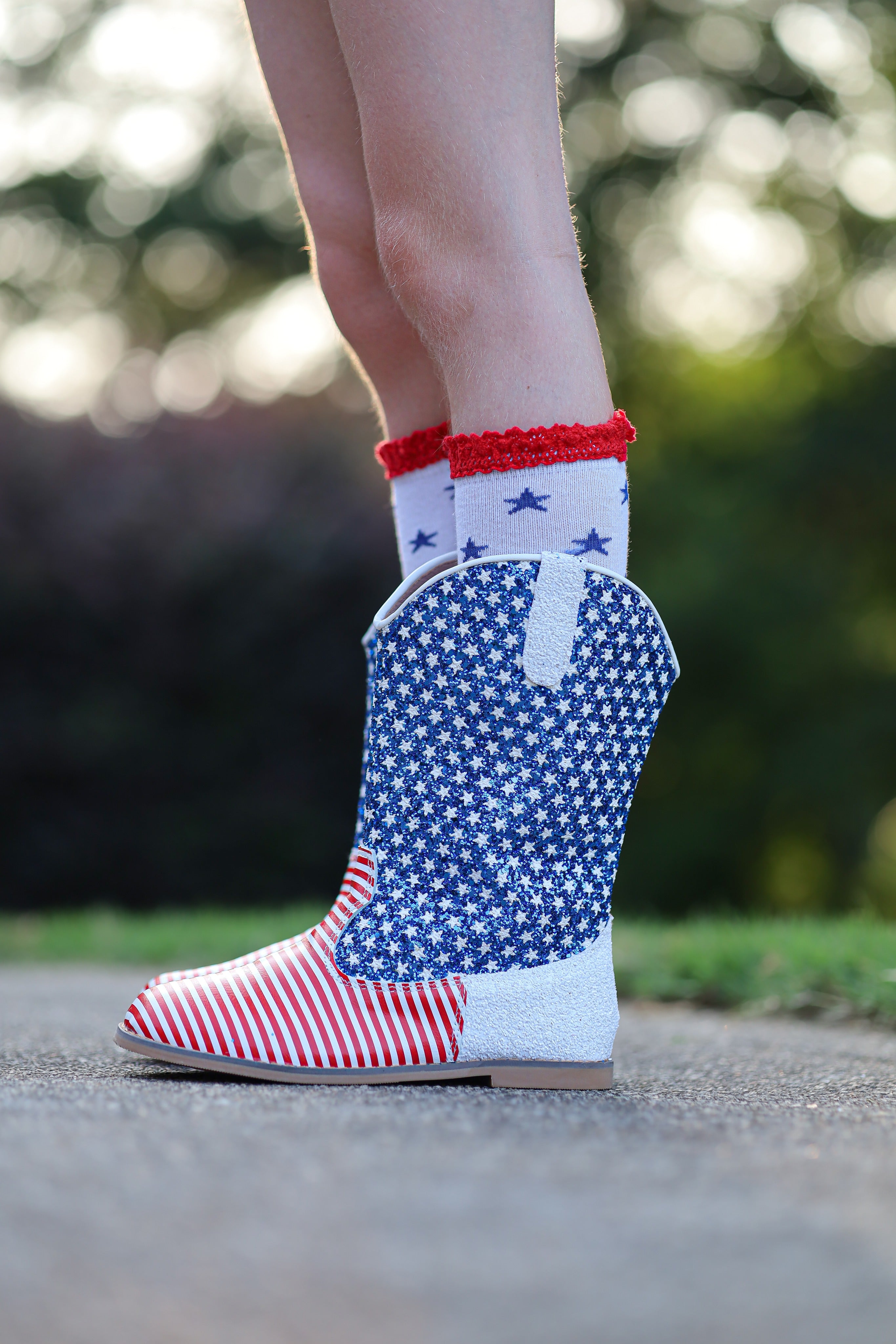 [Stars + Stripes] Cowboy Boots