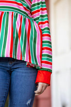 Load image into Gallery viewer, [Candy Cane Stripes] Peplum
