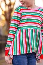 Load image into Gallery viewer, [Candy Cane Stripes] Peplum
