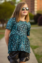 Load image into Gallery viewer, [The Jaded Leopard] Peplum w/ Faux Glitter
