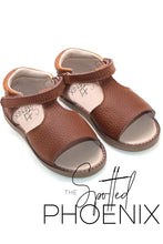 Load image into Gallery viewer, [Weathered Brown] Peep Toe Sandals
