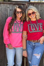 Load image into Gallery viewer, [Checkered Love] Red MAMA + MINI Tee Shirt
