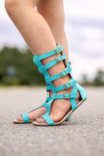 Load image into Gallery viewer, [Turquoise] Gladiator Sandals
