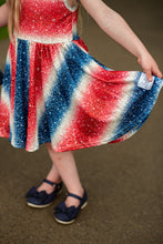Load image into Gallery viewer, [The Sizzler] Twirl Dress w/ Faux Glitter
