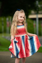 Load image into Gallery viewer, [The Sizzler] Twirl Dress w/ Faux Glitter
