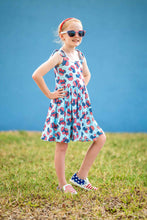 Load image into Gallery viewer, [Patriotic Mouse] Twirl Dress w/ Tie Straps
