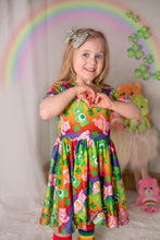 Load image into Gallery viewer, [Good Luck + Cheers] Twirl Dress
