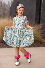 Load image into Gallery viewer, [Up, Up + Away] Twirl Dress
