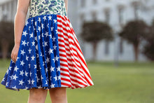 Load image into Gallery viewer, [Camo + Stripes] Twirl Dress
