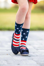 Load image into Gallery viewer, [Patriotic Stars + Stripes] Tall Socks
