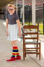 Load image into Gallery viewer, [Rainbow Stripe] Youth Tall Socks
