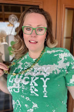 Load image into Gallery viewer, [LUCKY Stacked] Hand Bleached Tee Shirt
