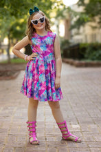 Load image into Gallery viewer, [Pop Star]Twirl Dress w/ Faux Glitter
