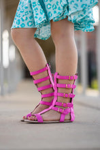 Load image into Gallery viewer, [Magenta] Gladiator Sandals

