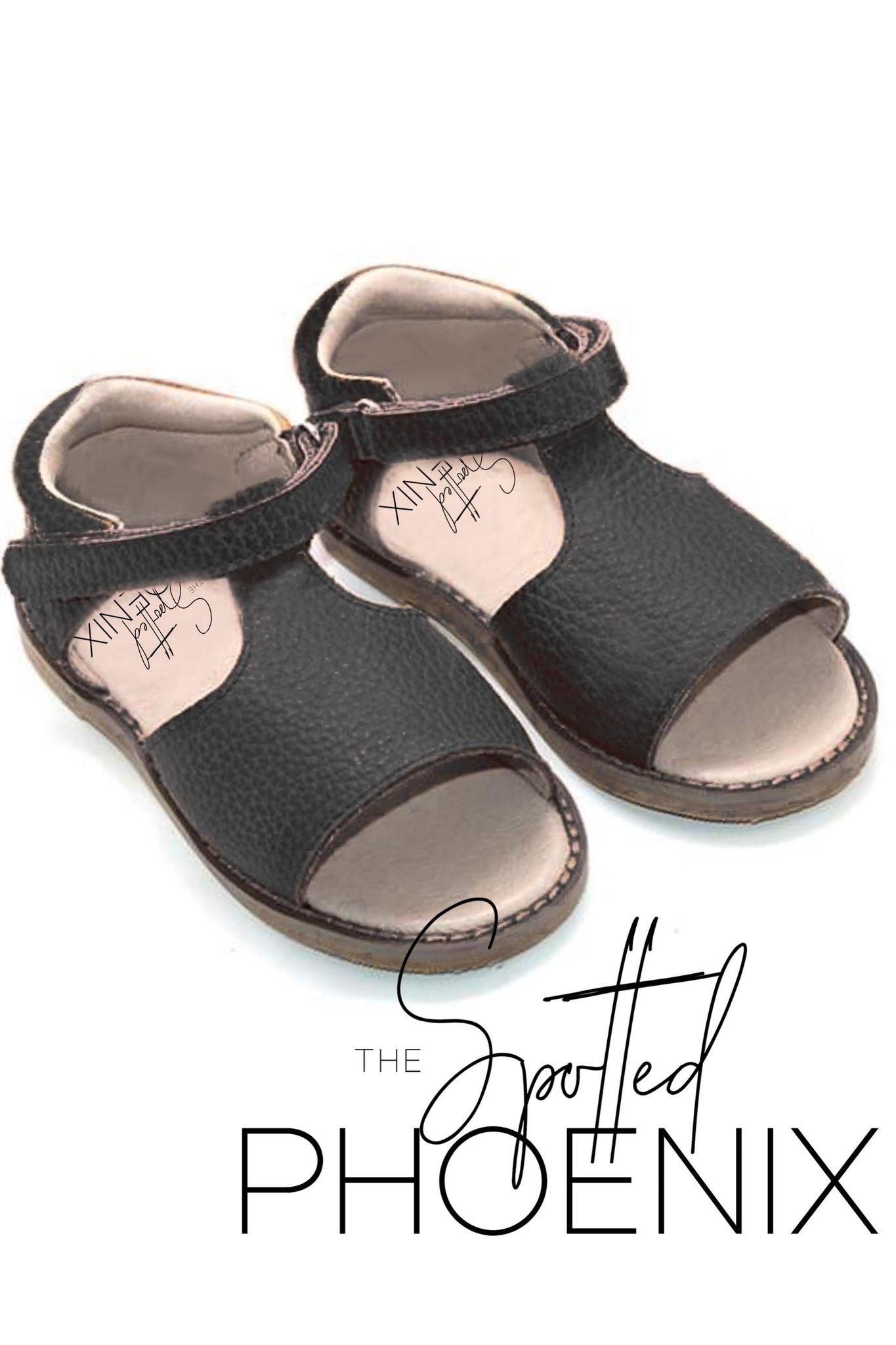 Black [Peep Toe] Sandals