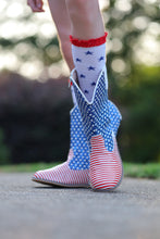 Load image into Gallery viewer, [Stars + Stripes] Cowboy Boots
