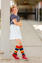 Load image into Gallery viewer, [Rainbow Stripe] Youth Tall Socks
