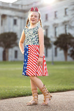 Load image into Gallery viewer, [Camo + Stripes] Twirl Dress
