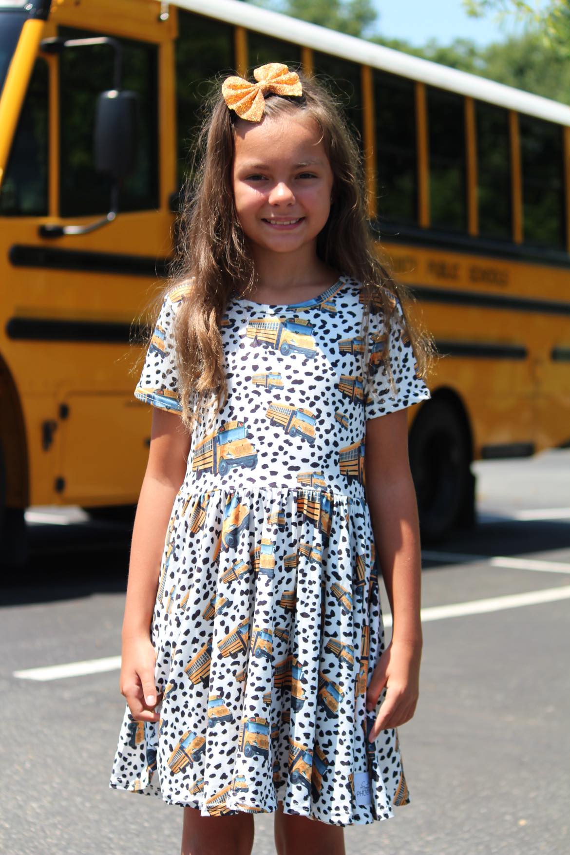 [The Spotted School Bus] Twirl Dress