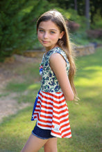 Load image into Gallery viewer, [Camo + Stripes] Peplum

