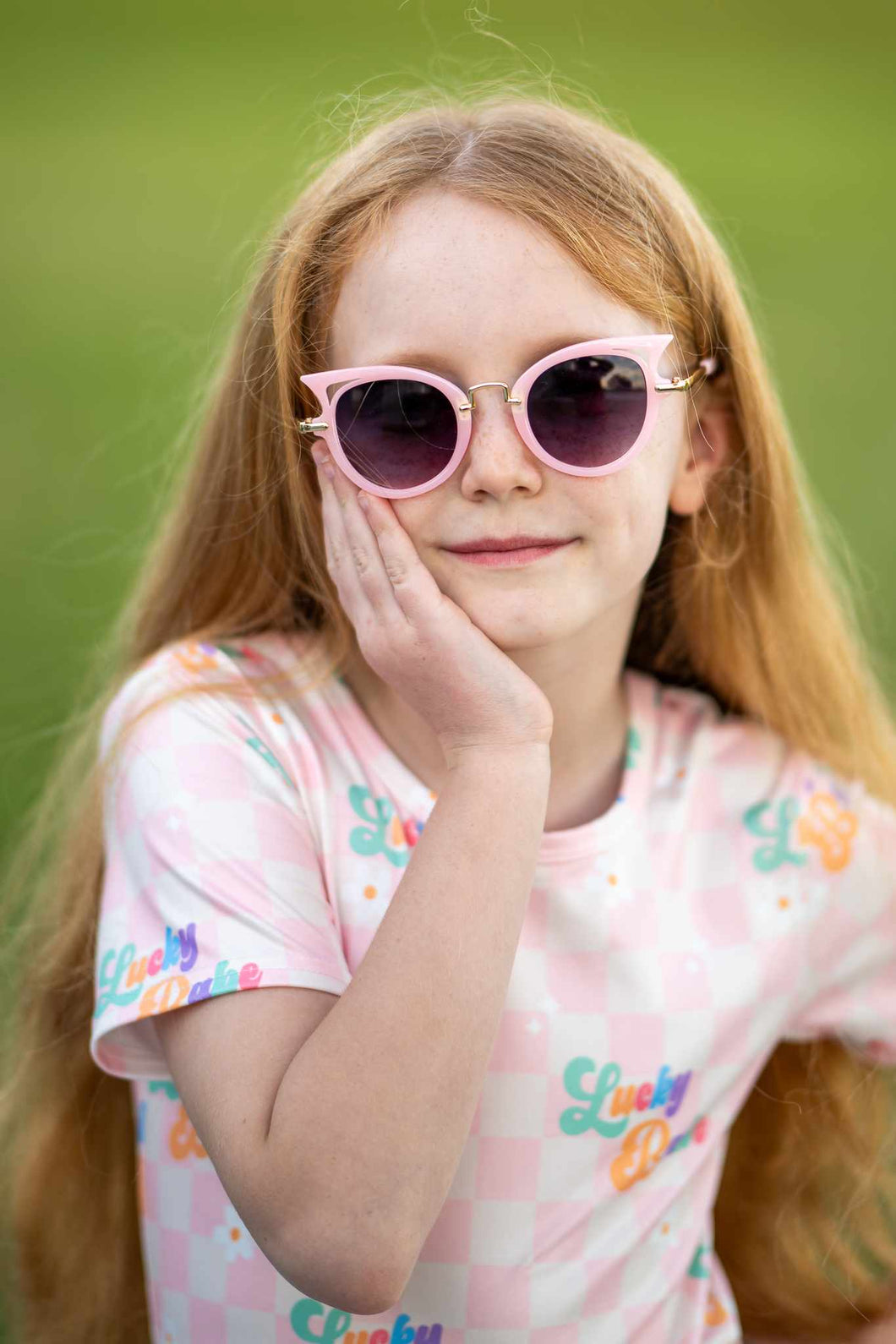 [Meowy Cat] Light Pink Sunglasses