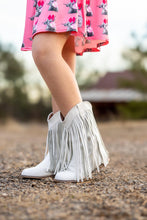 Load image into Gallery viewer, [White] Fringe Cowboy Boots
