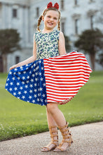 Load image into Gallery viewer, [Camo + Stripes] Twirl Dress
