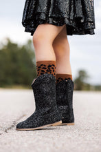 Load image into Gallery viewer, [Black Glitter] Cowboy Boots
