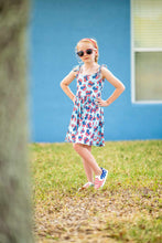 Load image into Gallery viewer, [Patriotic Mouse] Twirl Dress w/ Tie Straps
