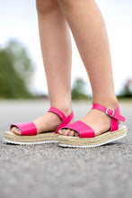 Load image into Gallery viewer, [Bright Pink] Espadrille Sandals
