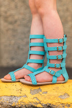 Load image into Gallery viewer, [Turquoise] Gladiator Sandals
