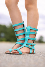 Load image into Gallery viewer, [Turquoise] Gladiator Sandals
