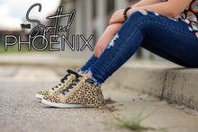 Load image into Gallery viewer, [Cheetah + Glitter] Fringe Tennies
