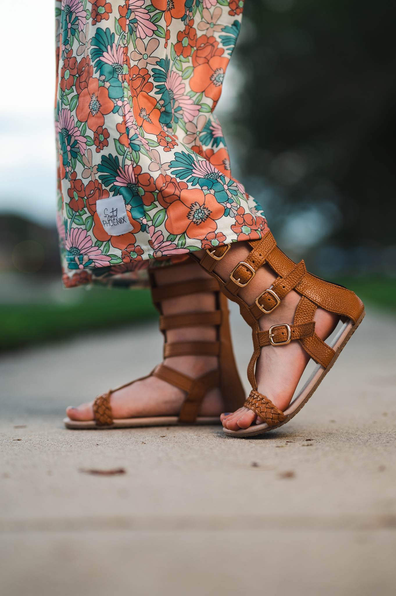 [Camel] Gladiator Sandals