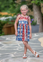 Load image into Gallery viewer, [American Dream] Dress w/ Tie Straps + Faux Sequins
