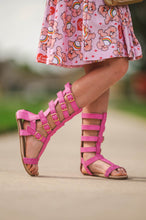 Load image into Gallery viewer, [Magenta] Gladiator Sandals
