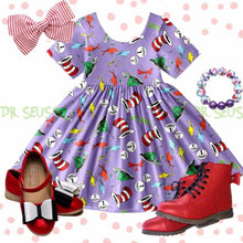 Load image into Gallery viewer, [Thing 1 Thing 2] Twirl Dress
