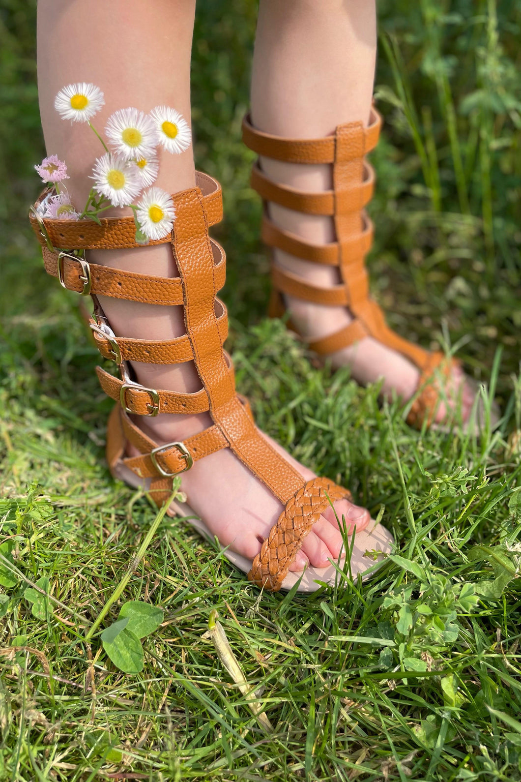 [Camel] Gladiator Sandals