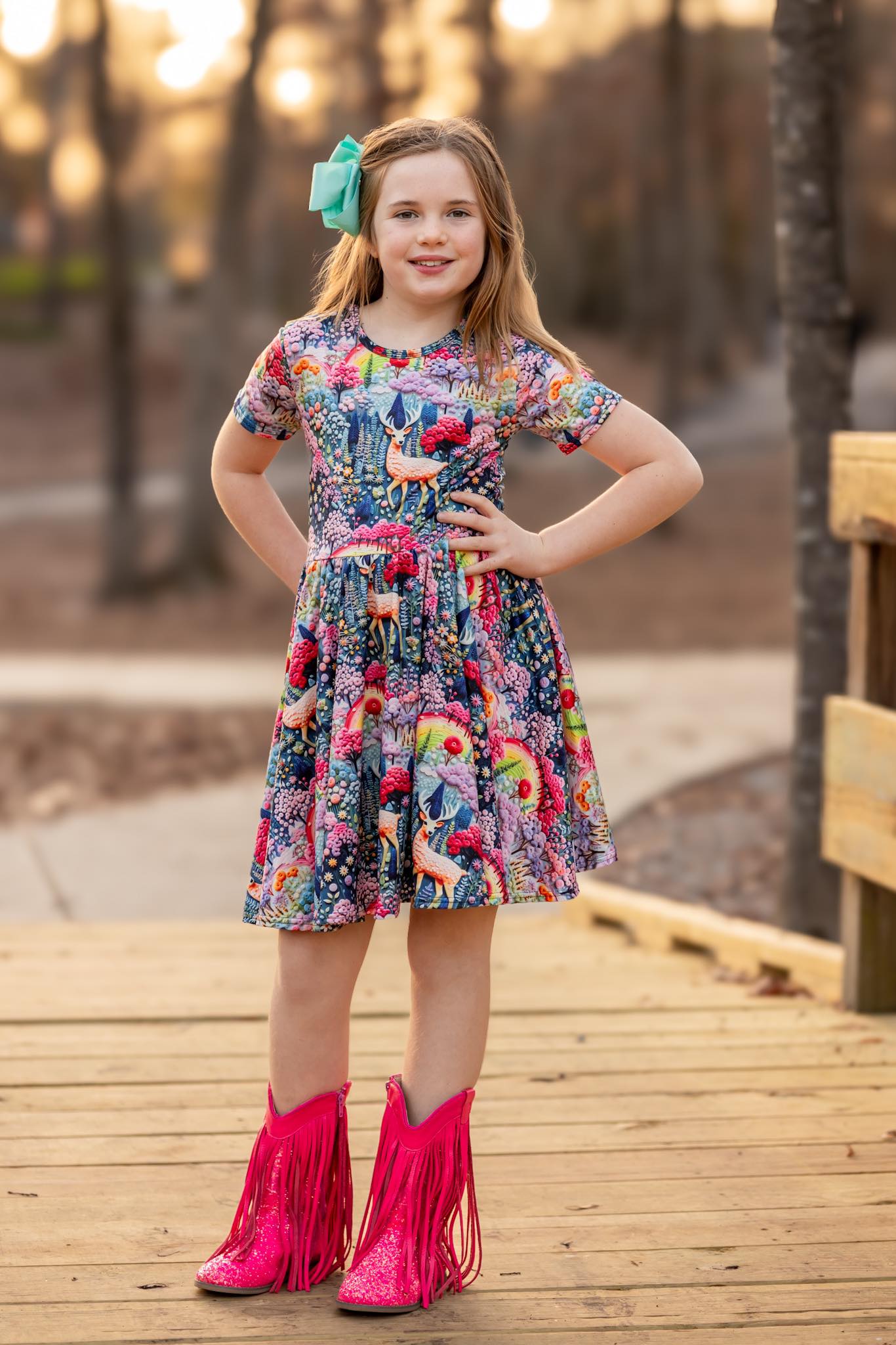 [The Magical Forest] Twirl Dress