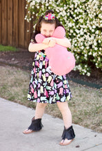 Load image into Gallery viewer, [Glitzy Peep] Twirl Dress w/ Faux Glitter
