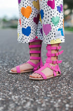 Load image into Gallery viewer, [Magenta] Gladiator Sandals
