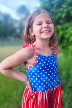 Load image into Gallery viewer, [The Bombshell] Tea Length Romper w/ Tie Strap
