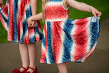Load image into Gallery viewer, [The Sizzler] Twirl Dress w/ Faux Glitter
